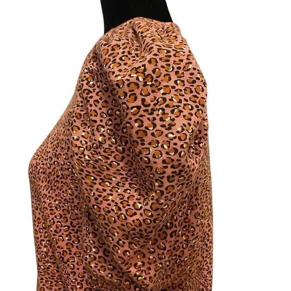 Who‎ What Wear Pink Cheetah Print Top - Picture 5 of 10